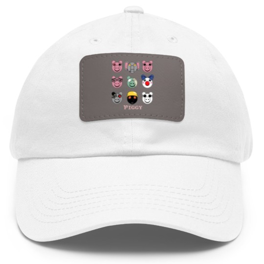 Discover thinknoodles piggy piggy Dad Hat With Leather Patch