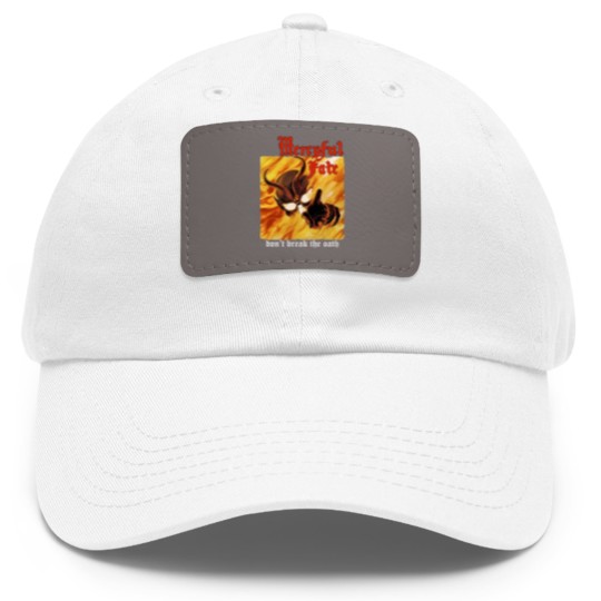 Discover Order mercyful fate don't break the oath'84 king diamand new yellow Dad Hat With Leather Patch Dad Hat With Leather Patch