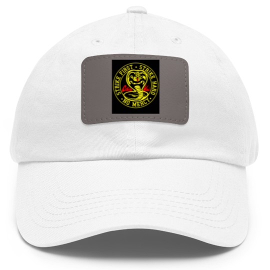 Discover Cobra Kai - Cobra Kai - Dad Hat With Leather Patch