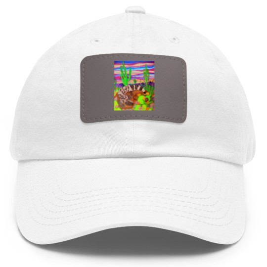 Discover Arizonna Gila Monster Dad Hat With Leather Patch