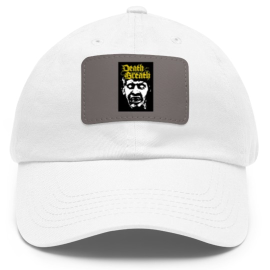 Discover death breath Art Album Classic Dad Hat With Leather Patch | Essential Dad Hat With Leather Patch