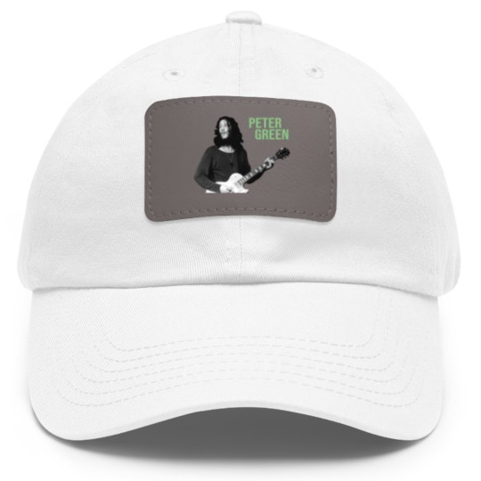 Discover Peter Green Dad Hat With Leather Patch