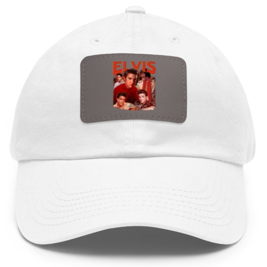 Discover Elvis Presley Music Dad Hat With Leather Patch, Elvis Presley Vintage Retro, Elvis Presley Singer 2023 Gift