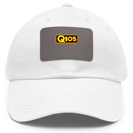 Discover WRBQ-FM Tampa Q105 Dad Hat With Leather Patch
