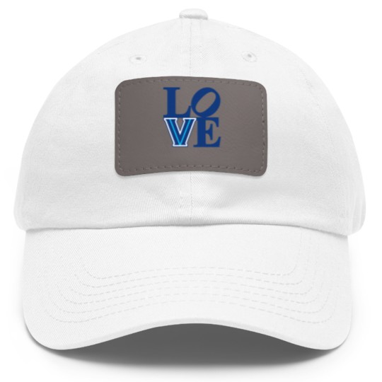 Discover Villanova LOVE Dad Hat With Leather Patch