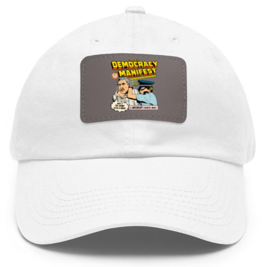 Discover This Is Democracy Manifest Iconic Dad Hat With Leather Patch | I See You Know Your Judo Well
