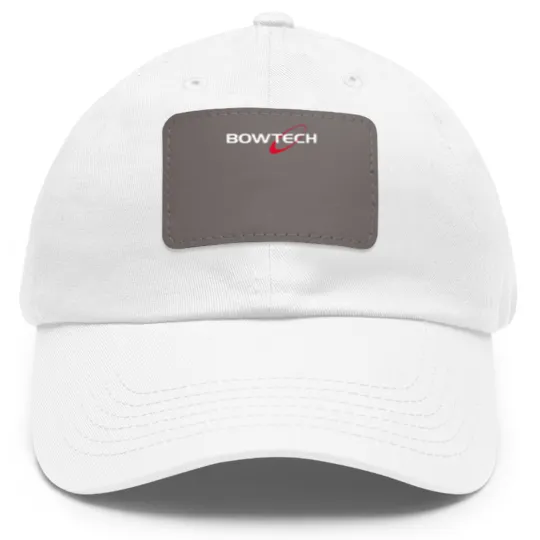 Discover Bowtech Archery Logo Dad Hat With Leather Patch