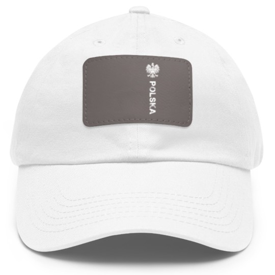 Discover Polska Dad Hat With Leather Patch