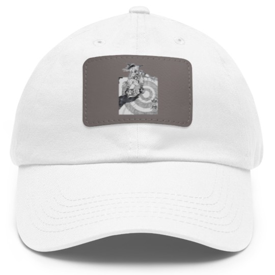 Discover Pushead Jishin Dad Hat With Leather Patch