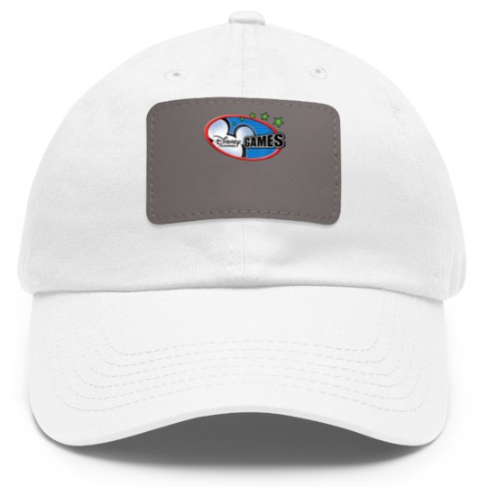 Discover Channel Game Dad Hat With Leather Patch, Mouse Ears Gaming Dad Hat With Leather Patch