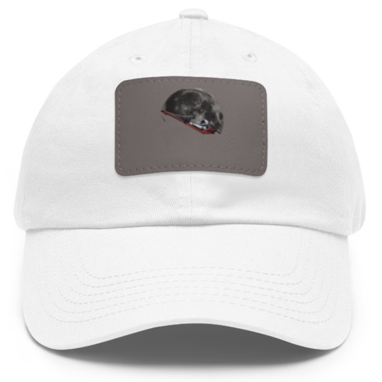 Discover Spacex Starman In Orbit Around The Moon - Spacex - Dad Hat With Leather Patch