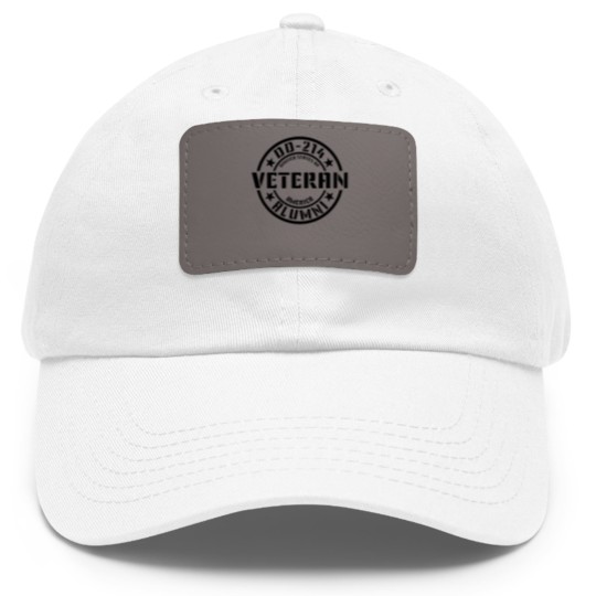 Discover DD214 Alumni Dad Hat With Leather Patch