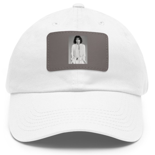 Discover Lily Tomlin Dad Hat With Leather Patch