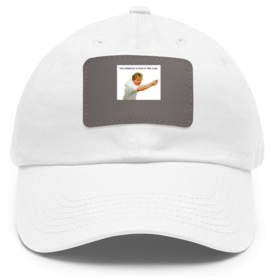 Discover Gordon Ramsay angry comment Dad Hat With Leather Patch