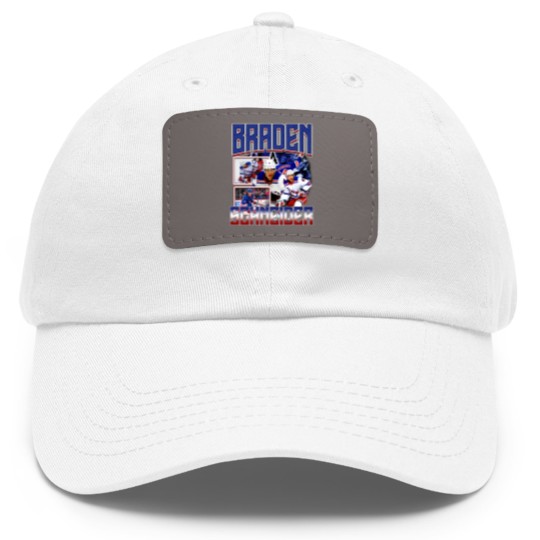 Discover Braden Schneider Dad Hat With Leather Patch Ice Hockey American