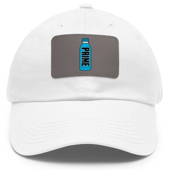 Discover KSI and Logan Paul Prime Hydration Drink blue raspberry Active Dad Hat With Leather Patch
