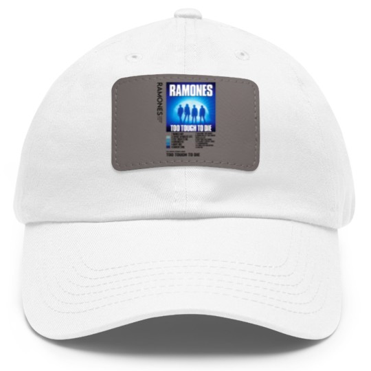 Discover Ramones Too Tough to Die Dad Hat With Leather Patch