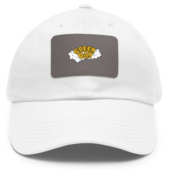 Discover greenday flag, greenday greatest , greenday insomniac, greenday idiot american, greenday best basket,  greenday autograph, greenday box set , greenday bullet in a bible, greenday bracelet, greenday basket case, greenday rock band Dad Hat With Leather Patch