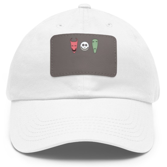 Discover Lock, Shock and Barrel Masks Dad Hat With Leather Patch