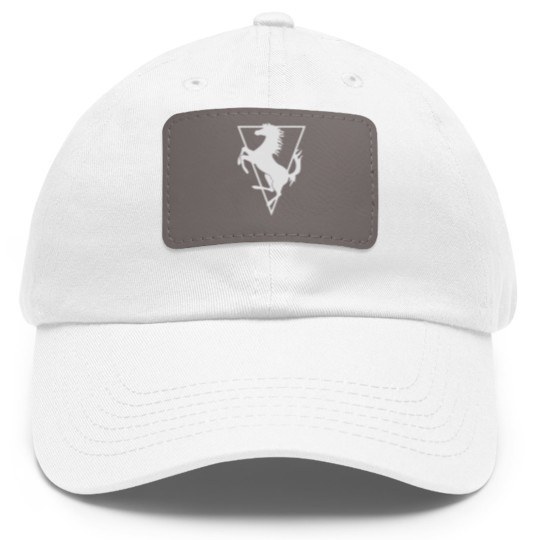 Discover RS records Dad Hat With Leather Patch Dad Hat With Leather Patch