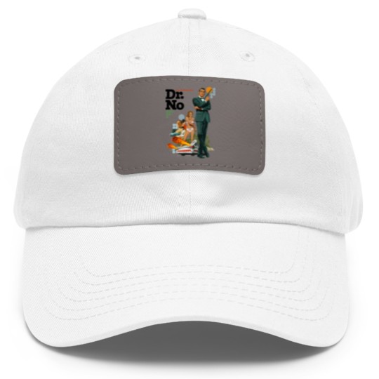 Discover James Bond Dr.No V2 Dad Hat With Leather Patch Vintage Movie Dad Hat With Leather Patch