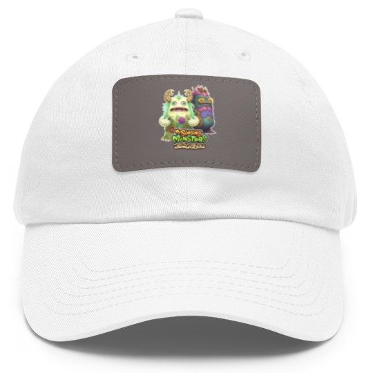Discover my singing monsters, rare wubbox, my singing monsters monsters, my singing monsters wubbox Dad Hat With Leather Patch