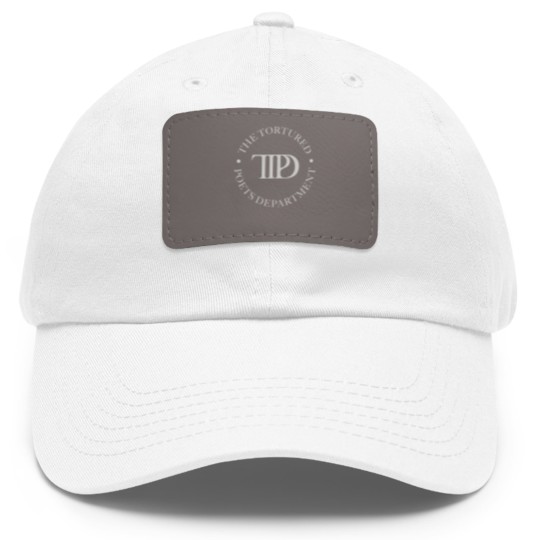 Discover TTTPD Tortured Poets Department Dad Hat With Leather Patch