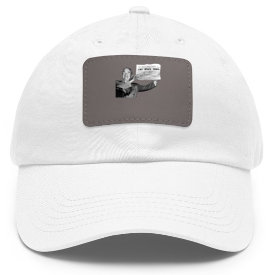 Discover Dewey Defeats Truman Sunflower  1 Dad Hat With Leather Patch