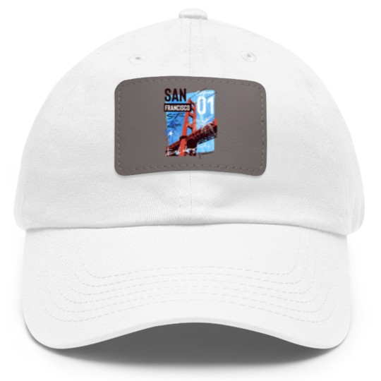 Discover SAN FRANCISCO Dad Hat With Leather Patch