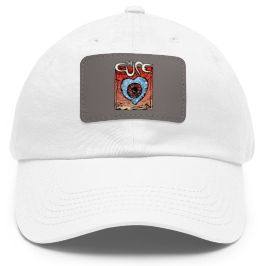 Discover Vintage The Cure Dad Hat With Leather Patch, The Cure Dad Hat With Leather Patch, Rock Music Graphic Dad Hat With Leather Patch