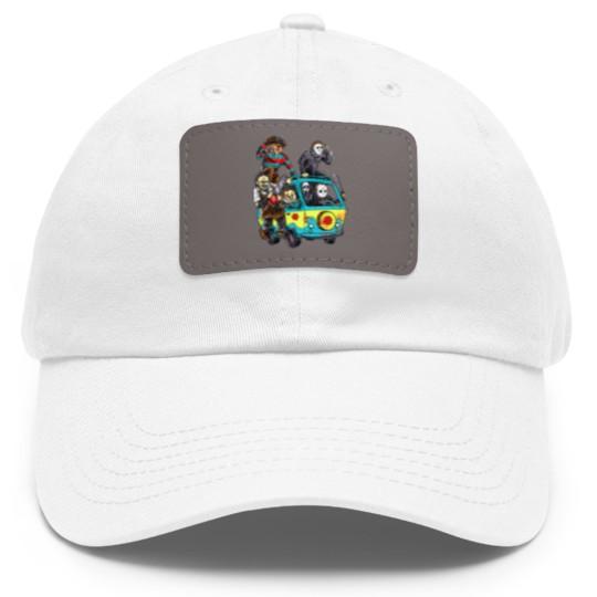 Discover Horror Movie Mystery Machine Dad Hat With Leather Patch