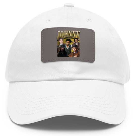 Discover Maglietta Johnny Depp retr, Johnny Depp pirata Dad Hat With Leather Patch