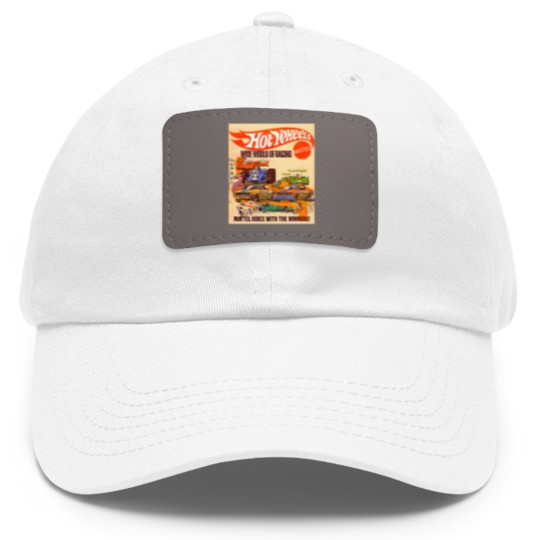 Discover Hot Wheels Vintage Wide World of Racing Dad Hat With Leather Patch