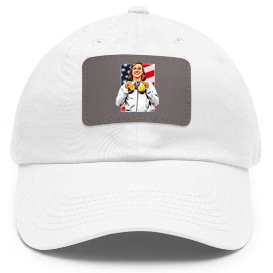 Discover Katie Ledecky The Hero - Athlete - Dad Hat With Leather Patch