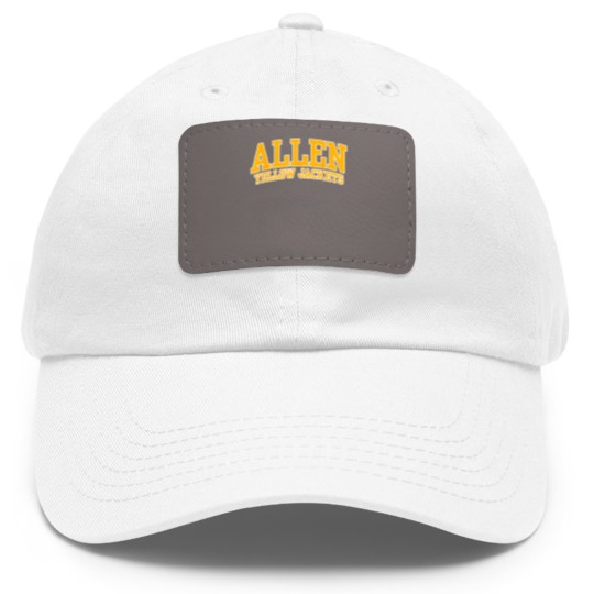 Discover Allen University Yellow Jackets 01 Dad Hat With Leather Patch