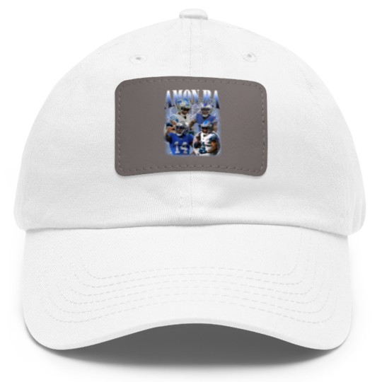Discover Vintage Amon Ra St Brown Dad Hat With Leather Patch