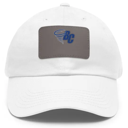 Discover Brevard College TORNADOS Dad Hat With Leather Patch