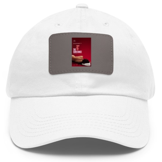 Discover The Substance Movie Classic Dad Hat With Leather Patch