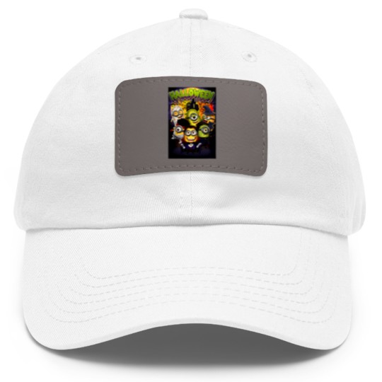 Discover Unisex Halloween Minions Jersey Short Sleeve Dad Hat With Leather Patch