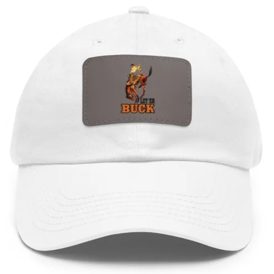 Discover Pendleton Oreon Let 'Er Buck Sticker Dad Hat With Leather Patch