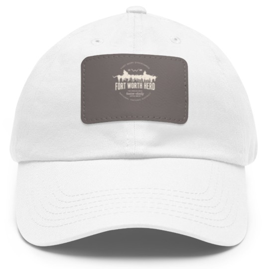 Discover fort worth texas stockyards and rodeo cowboy desig t Dad Hat With Leather Patch