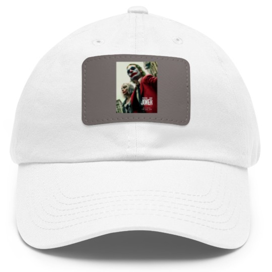 Discover Joker 2 Movie Unisex Dad Hat With Leather Patch , Joaquin Phoenix And Ld ga Dad Hat With Leather Patch