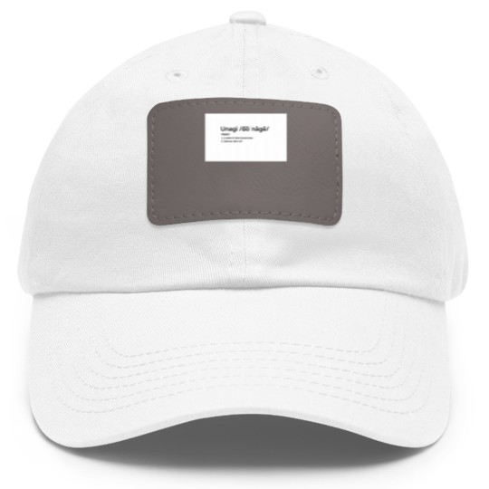 Discover Unagi Definition Dad Hat With Leather Patch