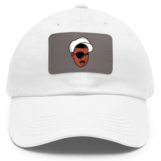 Discover A Rapper Record Producer Slick Rick 143 Dad Hat With Leather Patch