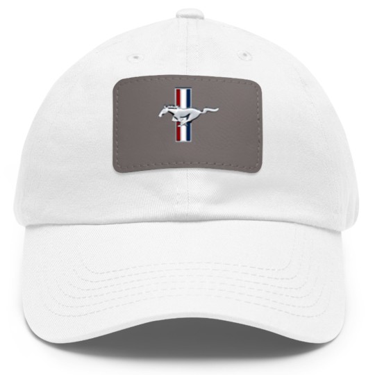 Discover Mustang Fastback Dad Hat With Leather Patch