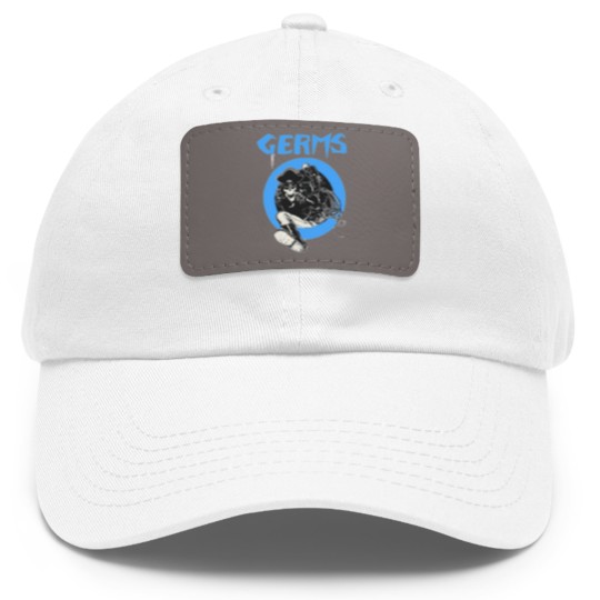 Discover The Germs Band Logo Dad Hat With Leather Patch