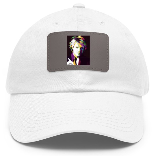 Discover bon jovi Dad Hat With Leather Patch