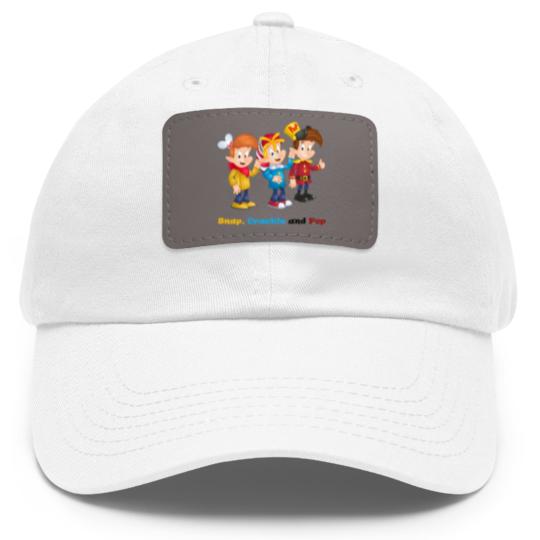 Discover Snap, Crackle and Pop Dad Hat With Leather Patch
