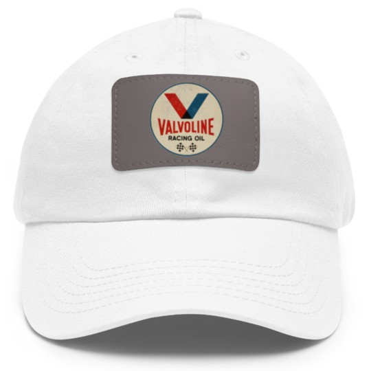 Discover Valvoline Racing Sign Dad Hat With Leather Patch