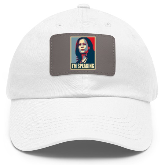 Discover Kamala Harris - Mr. Vice President I'm Speaking Dad Hat With Leather Patch